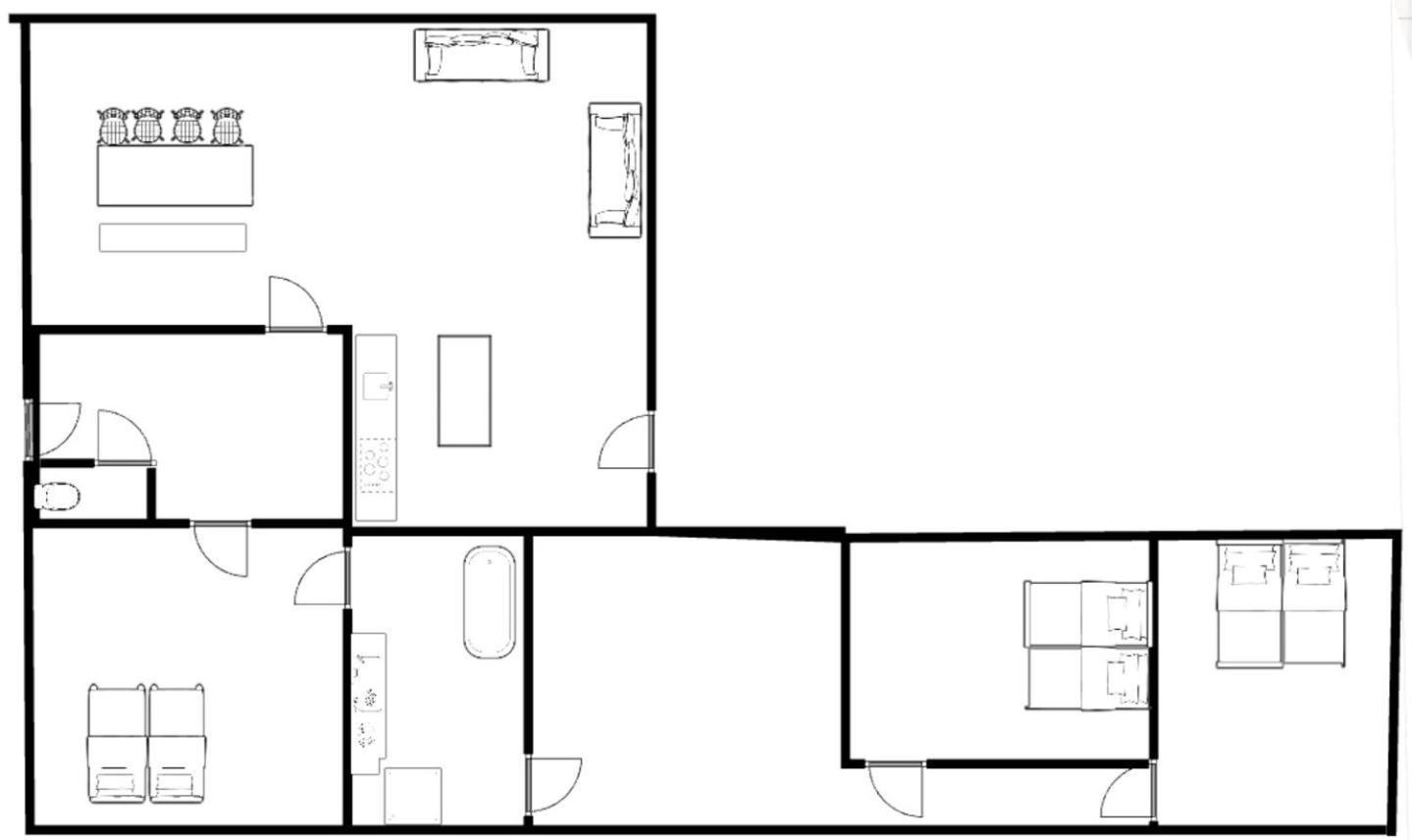Xxl House With Free Parking & 3 Bedrooms 提耳堡 外观 照片